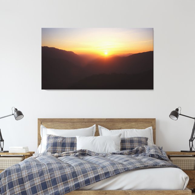 Early Morning Sunrise Canvas Print (Insitu(Bedroom))