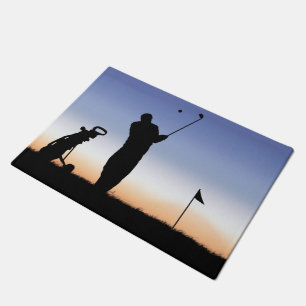 Early Morning Tee Time Doormat