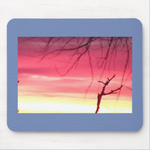 Early Morning Winter Sunrise Mouse Pad