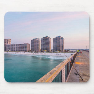 Early Navarre Beach Florida Fishing Mouse Pad