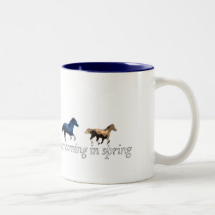 early one morning Two-Tone coffee mug