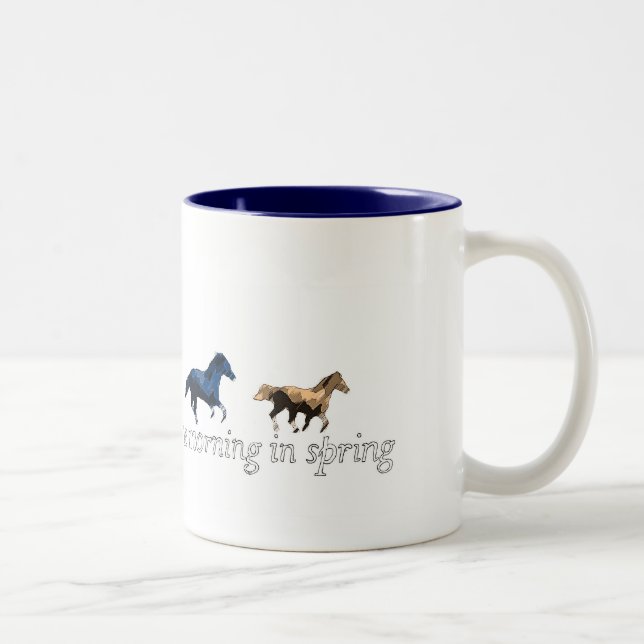 early one morning Two-Tone coffee mug (Right)