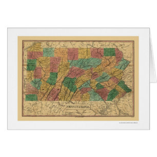 Early Pennsylvania Railroad Map 1829