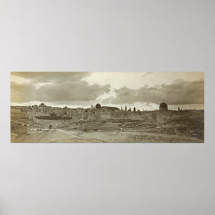 Early Picture of Jerusalem from the Southeast Poster
