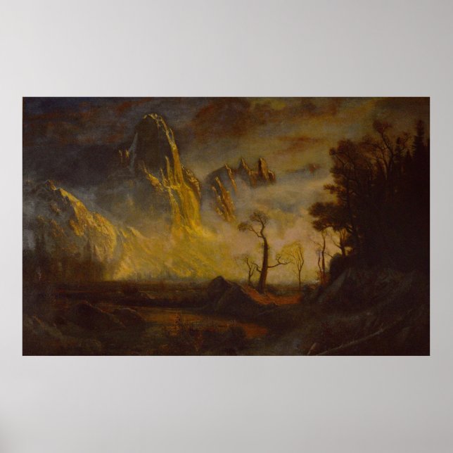 Early Snow in Yosemite Valley, Sentinel Rock Poster (Front)