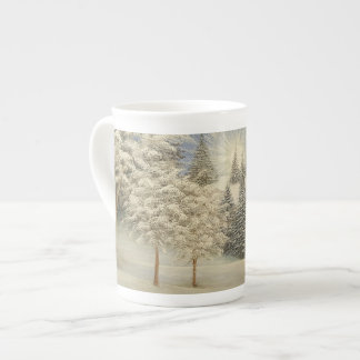Early Snow Storm Bone China Mug