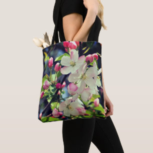 Early Spring Crabapple Blossoms 3 Close Up Tote Bag