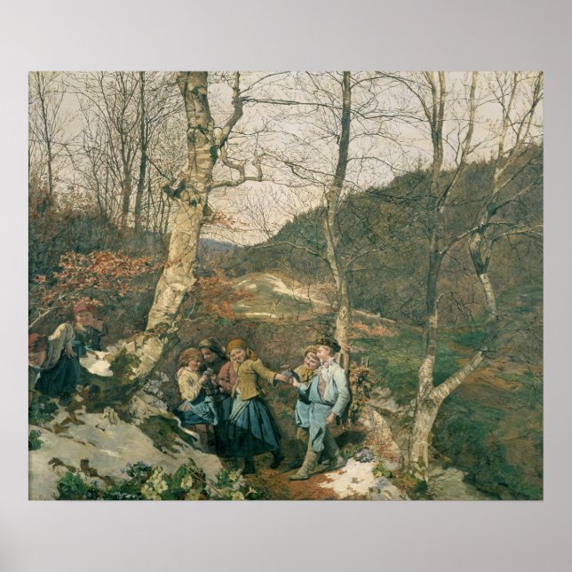 Early Spring in the Vienna Woods Poster (Front)