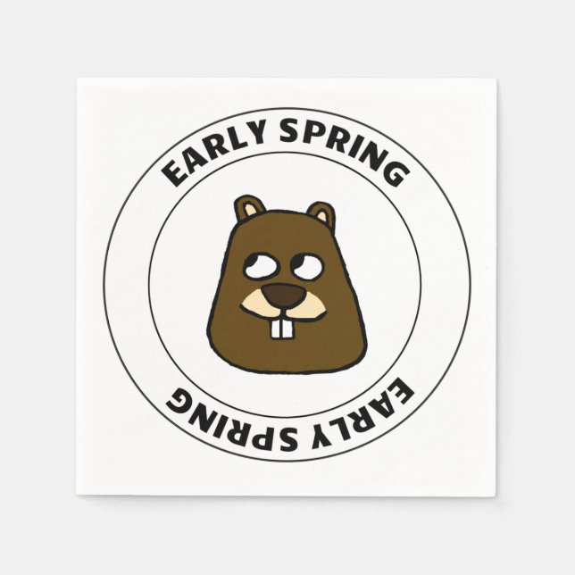 Early Spring Napkin (Front)