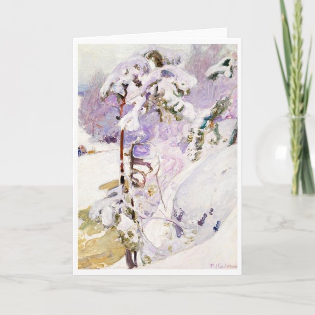 Early spring, Pekka Halonen   Card (Front)