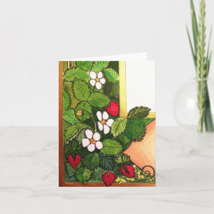 Early Spring Strawberries Card