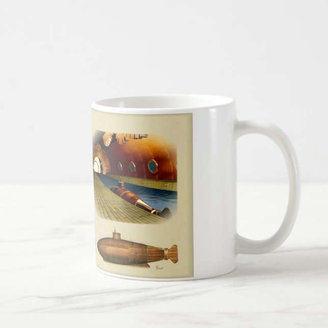 early submarine coffee mug (Right)