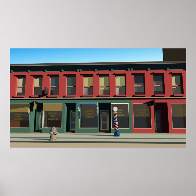 Early Sunday Morning Poster (Front)