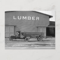 Early Tractor Trailer, 1925