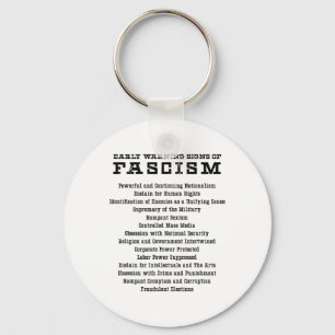 Early Warning Signs Of Fascism Activist Resist Gif Key Ring