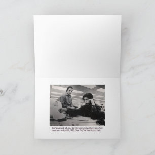 Early Warning System Journalist Greeting Card
