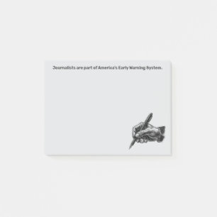 Early Warning System Journalist Post-it® Notes