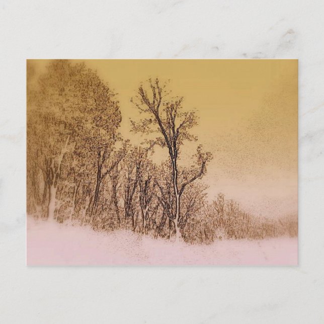 Early Winter Skyline Postcard (Front)