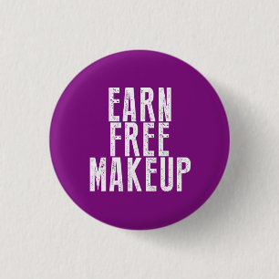 Earn Free Makeup - Younique 3 Cm Round Badge