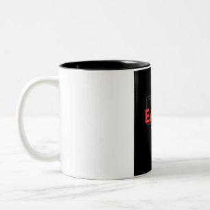 Earn Your Body Daily Powerlifting Gym Motivation C Two-Tone Coffee Mug