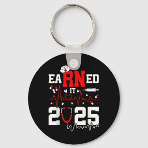 Earned It 2025 For Nurse Graduation Or Rn Lpn Cl O Key Ring