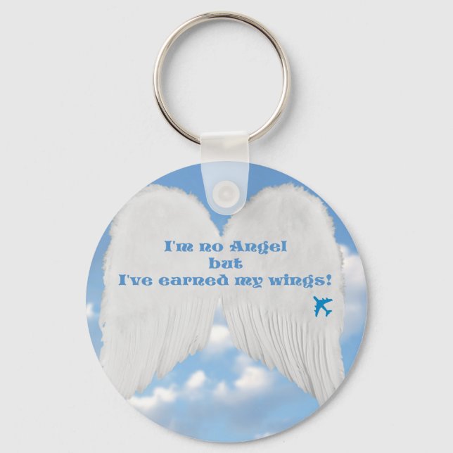 Earned WIngs Key Ring (Front)