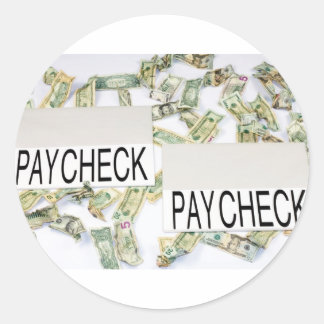 Earning to Pay Classic Round Sticker