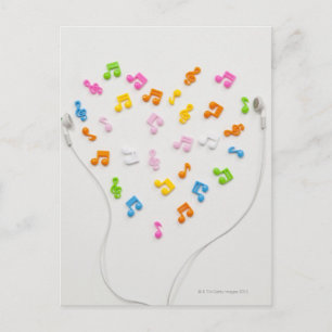 Earphone Postcard