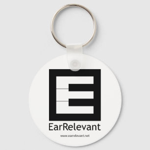 EarRelevant Button Keychain