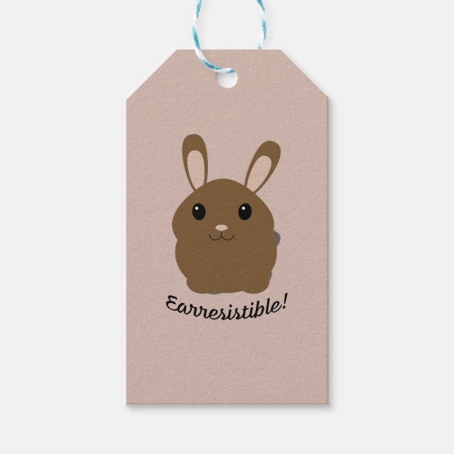 Earresistible Bunny Gift Tags (Front)