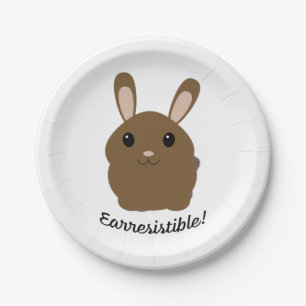 Earresistible Bunny Paper Plate