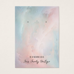 Earring Abstract Clouds Jewellery Display Cards