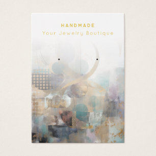 Earring Abstract Modern Jewellery Display Cards