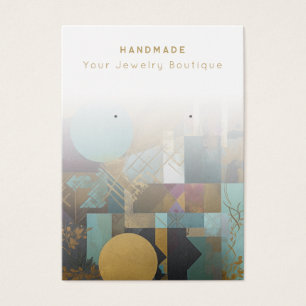 Earring Abstract Modern Jewellery Display Cards