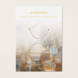 Earring Abstract Modern Jewellery Display Cards