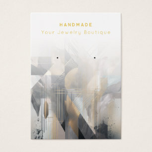Earring Abstract Modern Jewellery Display Cards