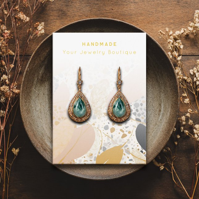 Earring Abstract Terrazzo Jewellery Display Cards (Creator Uploaded)