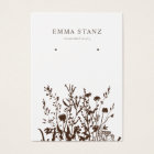 Earring Display Card • Earthy Floral Social Media