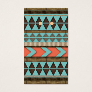 Earring Display Cards Cool Aztec Pattern