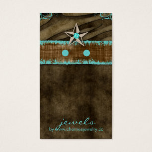 Earring Display Cards Cute Zebra Star Jewellery 3