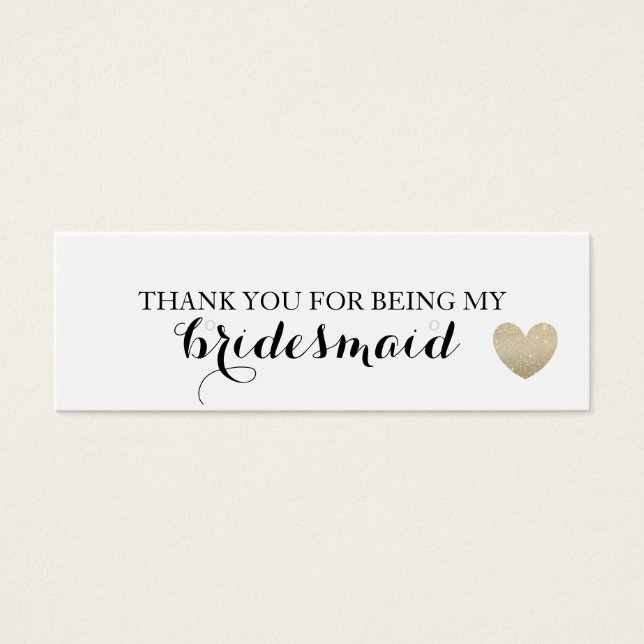 Earring Holder/Thank You - Heart Fab (Front)