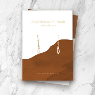 Earring Jewellery Display Card