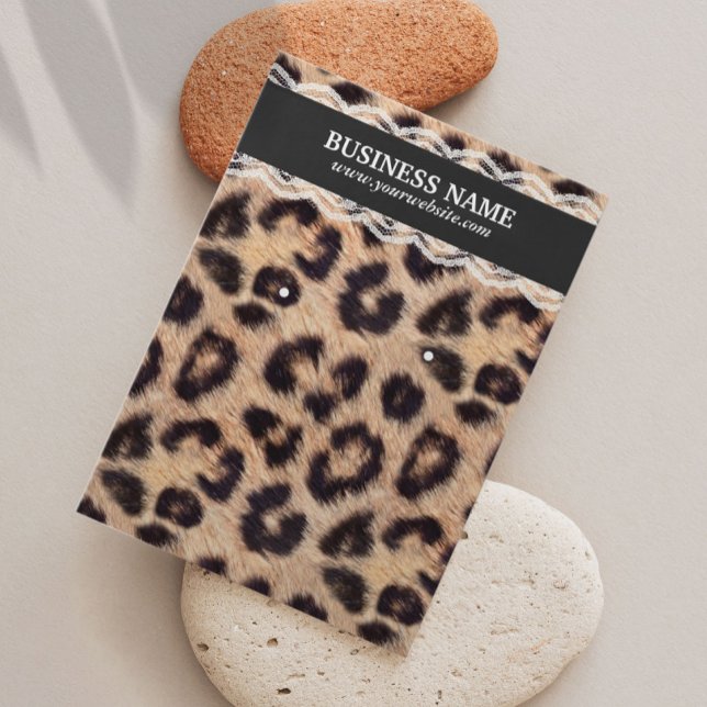 Earring Jewellery Display Modern Leopard Print (Creator Uploaded)