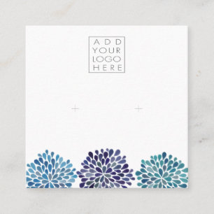 Earrings Backing Cards Add Your Own Logo