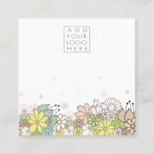 Earrings Backing Cards Add Your Own Logo