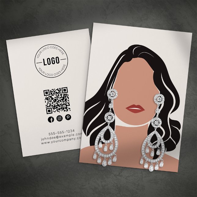 Earrings Display Card QR Code (Creator Uploaded)