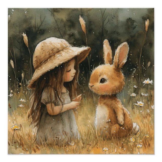 Ears of Euphoria: A Bit of Whimsy Bunny Poster (Front)