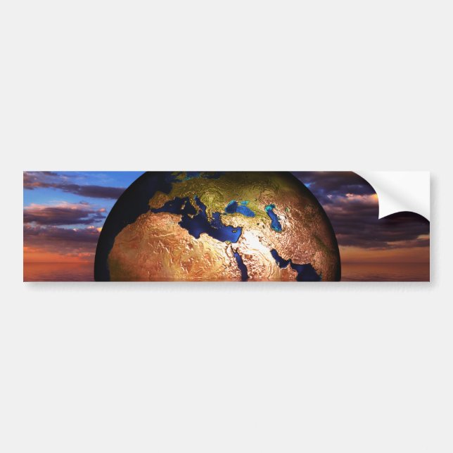 earth-216834 FANTASY SCIENCEFICTION PLANETS ALIEN Bumper Sticker (Front)
