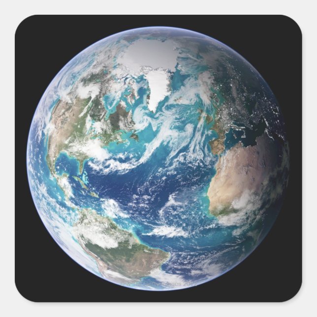 Earth 2 square sticker (Front)