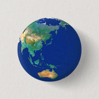 Earth 3 Cm Round Badge